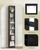 Bücherregal, 7-Tier Bücherschrank, Würfelregal, Modernes offenes Regal aus Holz, Aufbewahrungsregale und Präsentationsregale für Wohnzimmer, Home Office, Schlafzimmer, Schwarz Bild 5