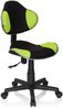 hjh OFFICE Kinderdrehstuhl KIDDY GTI-2 Stoff Schwarz/Grün Bild 3