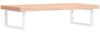 vidaXL Waschbeckenregal Wandmontage Stahl und Massivholz Buche 3302436 Bild 2