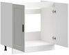 vidaXL Spülenunterschrank Porto Hochglanz-Weiß 80x46x81,5 cm 853929 Bild 5