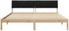 vidaXL Bettgestell Braun und Schwarz 180 x 200 cm Massivholz Kiefer 3394335 Bild 5