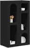 vidaXL Sideboard ELST Schwarz 59 x 35 x 100,5 cm Holzwerkstoff 891335 Bild 3