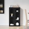 vidaXL Sideboard ELST Schwarz 59 x 35 x 100,5 cm Holzwerkstoff 891335 Bild 4