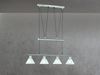 Trio Leuchten JoJo-Pendelleuchte Stamina 3751041-07, Metall Nickel matt, Glas opal weiß matt, exkl. 4x E14, höhenverstellbar, 40W Bild 3