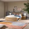 Schlafzimmer-Set Sova – Bettgestell mit Stauraum 140x200 cm & 2 Nachttische Bild 2
