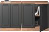 Küchenschrank für Dachschrägen R-Line Anthrazit Landhaus 140 cm 2er Set Schrankkorpuss 60 cm Tiefe Vicco Bild 5
