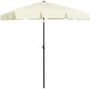 Strandschirm, Sonnenschirm, Gartenschirm Sandgelb 180x120 cm Bild 2