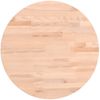 vidaXL Tischplatte Ø40x1,5 cm Rund Massivholz Buche 355907 Bild 2