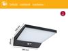 Paulmann No. 94334 Solar Wandleuchte IP44 dunkelgrau 5W 3000K Bewegungsmelder Bild 4