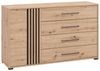 INOSIGN Kommode Ascalon Sideboard, Breite 138 oder 93 cm, mit ABS Schutzkanten, 3D Optik durch Lamellen/ Paneele, FSC-zertifizierter Holzwerkstoff Bild 3