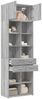 vidaXL Hochschrank Grau Sonoma 70x42,5x225 cm Holzwerkstoff 3281341 Bild 3