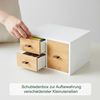 Relaxdays Schubladenbox Bambus mit Schlaufen Bild 3