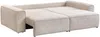 Vente-unique - RICAPO Sofa Stoff Beige - B 125 cm x H 90 cm x L 266 cm Bild 4