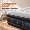 Onbest Luftbett mit elektrischer Luftpumpe und integriertem Kissen, 250 kg - 2 Personen - Wasserabweisend - Robust Bild 3