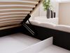 GRAINGOLD Cloud Low Bett 160x200, Polsterbett mit Bettkasten und Lattenrost, Velour-Stoff, Beige Bild 5