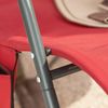SoBuy OGS47-R Schaukelstuhl Garten, Textilgewebe, Lackiert, Rot, 145 x 84 x 57 cm Bild 5