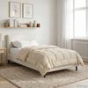 vidaXL Ganzjahresbettdecke Gepolstert Creme 155 x 200 cm 42026291 Bild 4