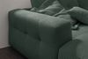 KAWOLA Sofa MIKA Ecksofa Cord smaragd Longchair links 86 x 167 x 276 cm Bild 2