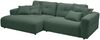 KAWOLA Sofa MIKA Ecksofa Cord smaragd Longchair links 86 x 167 x 276 cm Bild 3