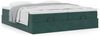 vidaXL Ottoman-Bett mit Matratzen Dunkelgrün 200x200 cm Samt 3311270 Bild 4