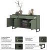 OTTO home Sideboard Loft, Breite 157 cm, grifflose Kommode 3 Türen/3 Schubkästen, Schubladenschrank mit viel Stauraum, Einlegeböden verstellbar Bild 4