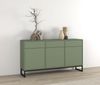 OTTO home Sideboard Loft, Breite 157 cm, grifflose Kommode 3 Türen/3 Schubkästen, Schubladenschrank mit viel Stauraum, Einlegeböden verstellbar Bild 3