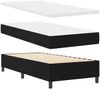 vidaXL Boxspringbett mit Matratze Schwarz 200 x 100 cm Stoff 3341695 Bild 5
