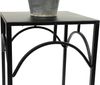 DanDiBo Blumenhocker Metall Schwarz Eckig 50 - 70 cm Blumenständer 96132 3er Set Beistelltisch Blumensäule Modern Pflanzenständer Pflanzenhocker Bild 4