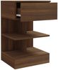 vidaXL Nachttisch Braun Eichen-Optik 40x35x65 cm Holzwerkstoff 816045 Bild 4
