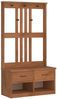 vidaXL Garderobenständer SANDNES 87x40x159,5cm Massivholz Kiefer 4010490 Bild 2
