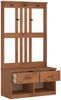 vidaXL Garderobenständer SANDNES 87x40x159,5cm Massivholz Kiefer 4010490 Bild 5