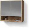 Livinity® Badezimmerspiegelschrank ATERNO, Viking Oak, 70 x 65 cm mit 2 Türen (1-St) Bild 5