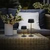 Briloner LED Solar-Tischleuchte Alia Ø 12 x 34 cm warmweiß-kaltweiß schwarz matt dimmbar Bild 3