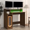 Schreibtisch mit LEDs, Holzwerkstoff, Braun Eiche-Optik, 97 x 45 x 90 Bild 5