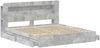 vidaXL Bettgestell mit Stauraum Betongrau 200x200 cm Holzwerkstoff 3433691 Bild 3