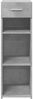 vidaXL Sideboard Betongrau 30x42,5x93 cm Holzwerkstoff 846309 Bild 4