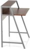 hjh OFFICE 'Dumont' Schreibtisch, Spanplatte/Metall, walnuss/silber Bild 5