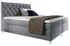 Boxspringbett Schlafzimmerbett AMBRE 200x220cm in Stoff Fresh Grau Bild 3