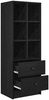 vidaXL Highboard Schwarz Eichen-Optik 45,5 x 34 x 127 cm 869363 Bild 5