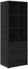 vidaXL Highboard Schwarz Eichen-Optik 45,5 x 34 x 127 cm 869363 Bild 2