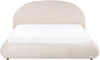 Bett mit Stauraum Stoff GRASSE 180 x 200 cm Hellbeige Bild 4