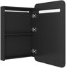 vidaXL LED-Bad-Spiegelschrank Schwarz 60x11x80 cm 326503 Bild 5