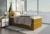 Boxspringbett Valerio Mini - Webstoff - gelb - 90x200 cm Bild 2