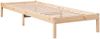 vidaXL Massivholzbett Extra Lang ohne Matratze 100x220 cm Kiefernholz 852418 Bild 3