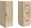 vidaXL Schrankset 2 pcs Sonoma-Eiche 33 x 34,5 x 87 cm Holzwerkstoff 3416810 Bild 3