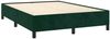 Doppelbett, Bettgestell Modernen ohne Matratze Dunkelgrün 140x190 cm Samt d2358e Bild 4