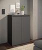 Kommode >Brest< 2 Türen, 1 Boden, Anthrazit - 60x84x35cm (BxHxT) Bild 2
