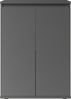 Kommode >Brest< 2 Türen, 1 Boden, Anthrazit - 60x84x35cm (BxHxT) Bild 4