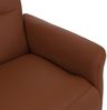 Relaxsessel HWC-L10, TV-Sessel Liegesessel, Liegefunktion drehbar, elektrisch verstellbar Voll-Leder ~ braun Bild 5