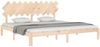 vidaXL Massivholzbett ohne Matratze 200x200 cm Kiefer 3193746 Bild 4